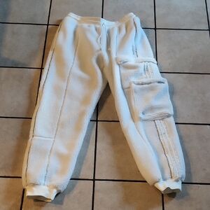 Adidas IVY PARK White Fleece Joggers